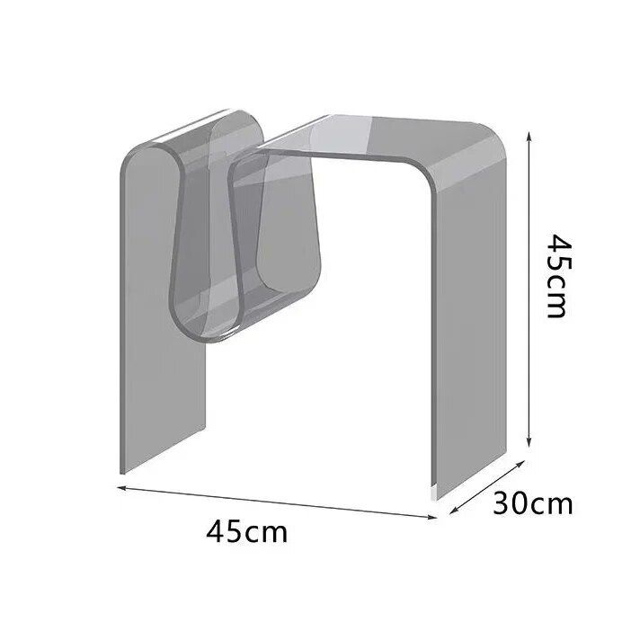 bd9a86ed52546114f81096a728e93ec7 The Modern Acrylic Water Drop Coffee Table is a stunning blend of minimalist design and functional art. With its unique water drop shape, this table adds a touch of modern luxury to any room. Crafted from high-quality acrylic, it’s durable, easy to clean, and requires no assembly. Measuring 45x30x45cm, it's perfect for small to medium spaces, offering both style and practicality with its efficient storage functionality. Ideal for living rooms, offices, or bedrooms, this table serves as a conversation-starting centerpiece, elevating your space with its light luxury and artistic charm.