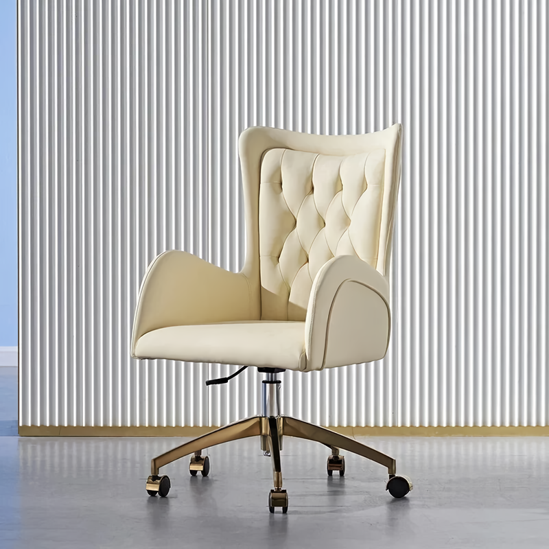 bhdzsyrjy Experience the ultimate in comfort and style with our Ergonomic Swivel Office Chair. Designed for long hours of work, gaming, or relaxation, this chair features a 360-degree swivel for full mobility, a high 800mm backrest for superior support, and ergonomic handrails for added comfort. Its smooth-rolling casters make it easy to move, while the sturdy metal construction ensures durability. Whether you're in a professional office or home workspace, this chair combines elegance, practicality, and versatility, promoting better posture and productivity. Transform your workspace with this perfect blend of comfort and design.