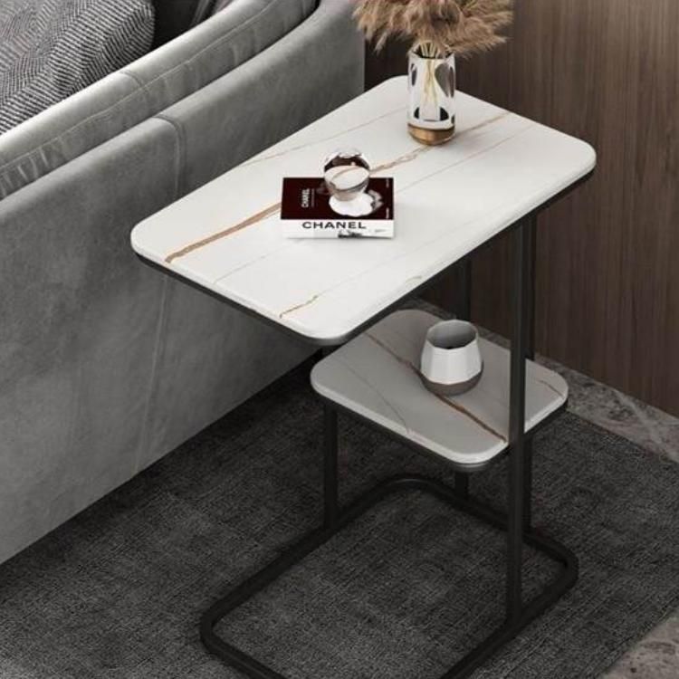 Introducing our exquisite Sofa Side Table, where style meets functionality. Featuring a sleek metal frame and luxurious marble tabletop, this table adds a touch of contemporary elegance to any room. Compact and versatile, it’s perfect beside your sofa, bed, or even in a bar setting, offering a convenient spot for drinks, books, or décor. With easy installation and durable materials, this statement piece elevates your space with both beauty and practicality.