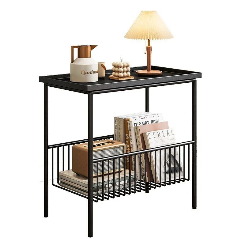 f6c59100f0648af02a4aaab03b5e6f76.jpg-full Introducing the Chic Minimalist Modern Metal Side Coffee Table, a sleek and sophisticated addition to any living space. Crafted from durable metal, its minimalist design enhances your home's modern aesthetic. Perfect as a central or side table, its compact size makes it ideal for smaller rooms or as an accent piece. Easy to assemble and built to last, this table combines style and functionality, offering both elegance and practicality in one.