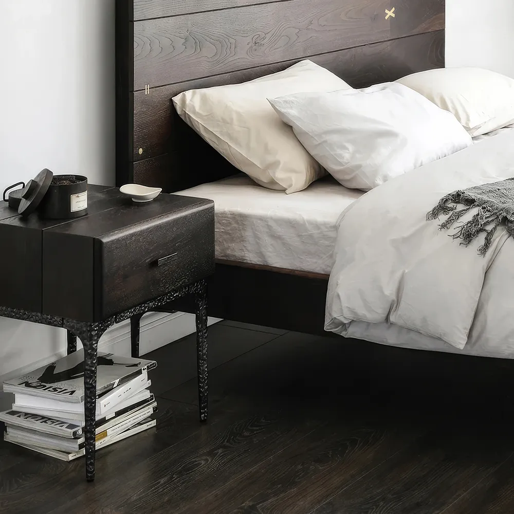 Add elegance and functionality to your space with our Neoclassical Black and White Bedside Storage Table. Featuring a sophisticated modern Morocco design with neoclassical influences, this versatile table enhances any bedroom, living room, or entryway. Its sleek black and white palette offers timeless style, while ample storage space keeps your essentials organized. Built with high-quality materials for lasting durability, this piece is more than just furniture—it's a lifestyle upgrade. Perfect for those who appreciate the fusion of modern design and classic elegance, make this stylish table a part of your home today!