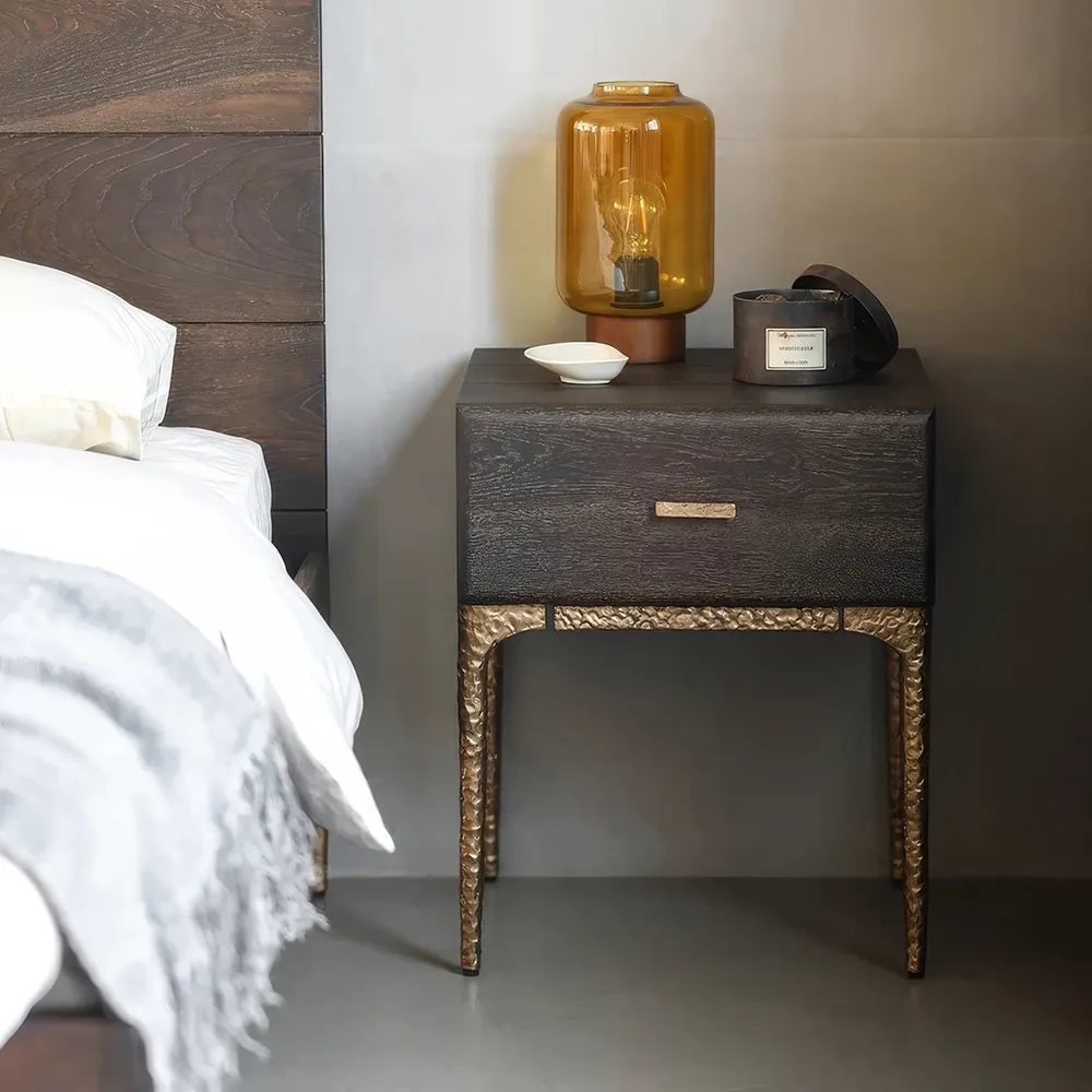Add elegance and functionality to your space with our Neoclassical Black and White Bedside Storage Table. Featuring a sophisticated modern Morocco design with neoclassical influences, this versatile table enhances any bedroom, living room, or entryway. Its sleek black and white palette offers timeless style, while ample storage space keeps your essentials organized. Built with high-quality materials for lasting durability, this piece is more than just furniture—it's a lifestyle upgrade. Perfect for those who appreciate the fusion of modern design and classic elegance, make this stylish table a part of your home today!