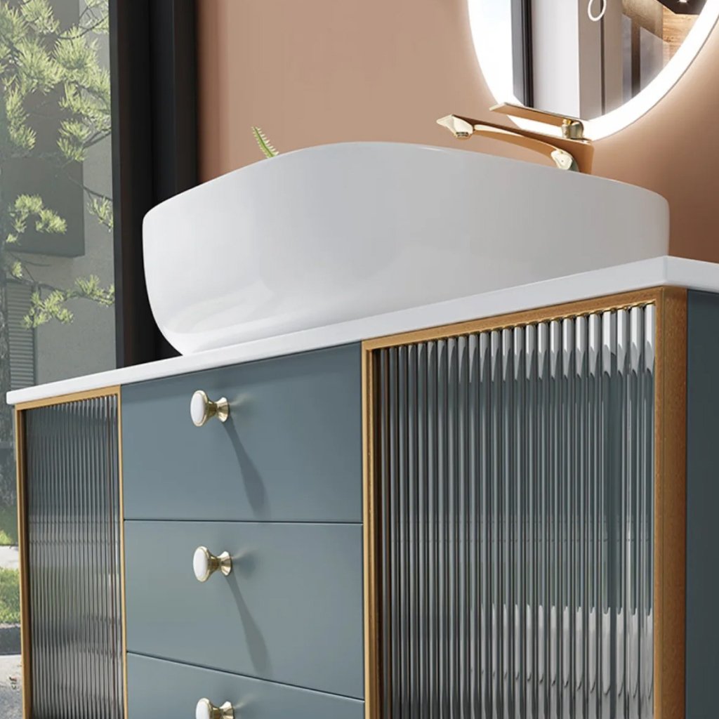 trytjm.jpg-full Elevate your bathroom with our Elegant Solid Wood Bathroom Vanity Set, a perfect blend of luxury and functionality. Crafted from durable solid wood, this sleek vanity features a modern design that complements any decor. The integrated basin and included mirror light enhance both style and practicality, providing perfect lighting for grooming. Ideal for both spacious and compact bathrooms, this vanity set is a timeless addition to your home, offering durability and sophistication for years to come. Transform your bathroom into a sanctuary of elegance today!